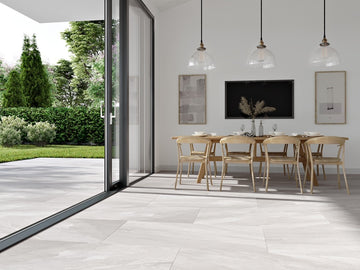 Stiled twyford silver indoor porcelain tiles suitable with underfloor heating