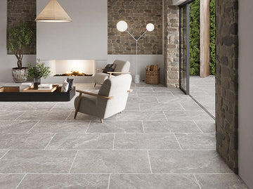 Kingham Grey Porcelain Floor Tile