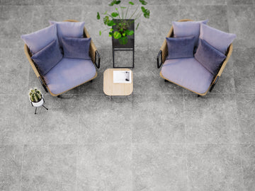 Belmont Pewter 2CM Porcelain Paving Prissmacer