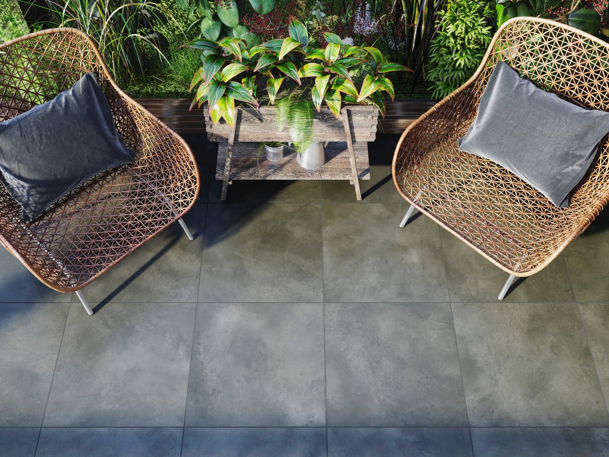 Shawford Anthracite 2CM Porcelain Paving Alaplana