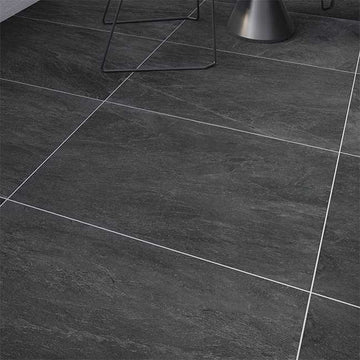 Stiled Slate Rock Black Matt 60x90cm 2CM