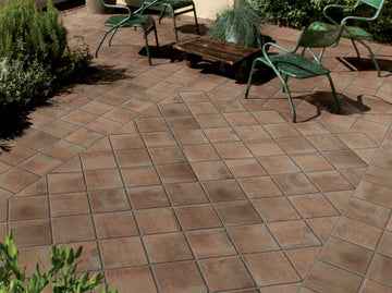 Cavendish Cotto 20x20x2CM Outdoor Porcelain Cobble Tile