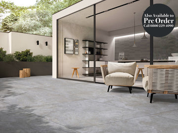 Stiled Draycote Grey 2CM Porcelain 900X900CM