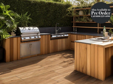 Stiled Hadleigh Natural Outdoor 30x122 2cm