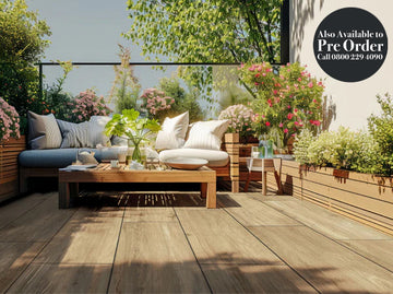 Stiled Hadleigh Oak Outdoor 30x122 2cm