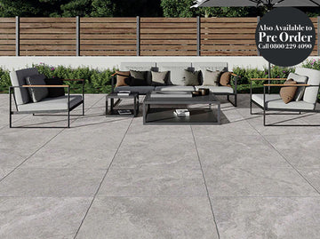 Stiled Kingham Grey 2cm Outdoor Porcelain Tile