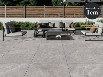 Stiled Kingham Grey 2cm Outdoor Porcelain Tile