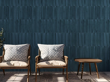 Stiled Sublime Navy Kit Kat Porcelain 12.5X25cm