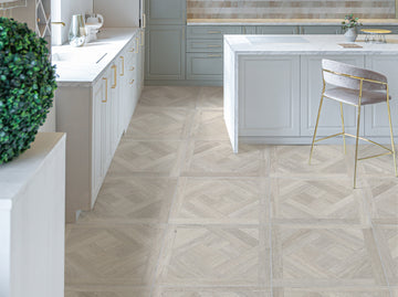 Noble Parquet White Porcelain 60x60cm