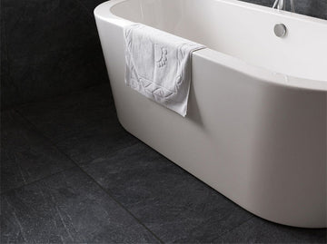 Stiled Slate Rock Black Porcelain 59.5x59.5cm