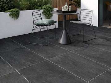 Slate Rock Black 2cm 60x90 Porcelain Tile