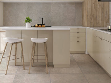 Stiled Soho Silver Porcelain 61x61cm