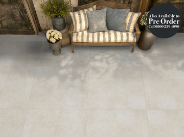 Stiled Soho White Porcelain 2cm 90X90cm