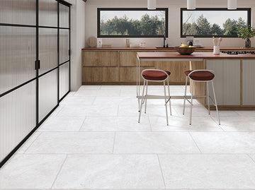 Kingham White Porcelain Floor Tile