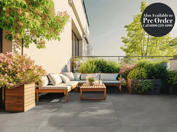 Stiled New Twyford Grey 2CM Outdoor Porcelain Tile 60x120cm
