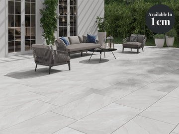 Stiled Twyford Silver 2CM Outdoor Porcelain Tile